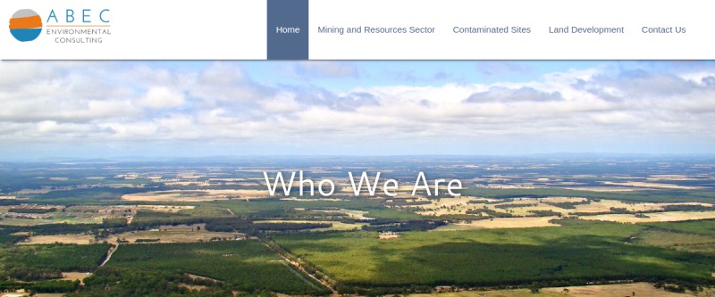 ABEC Environmental homepage